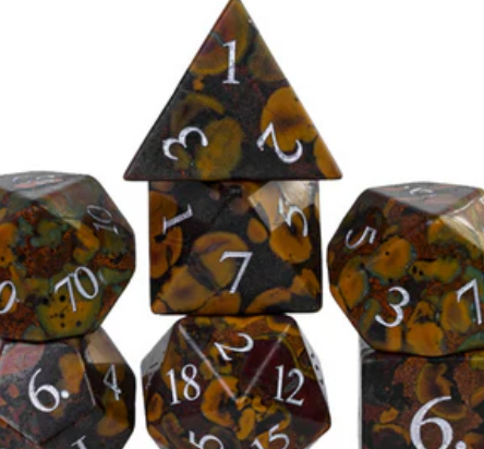 Camouage - Gemstone Engraved with Silver